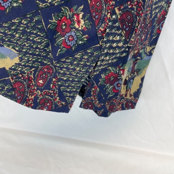 Imperial Poplin Salty Dog Gant Short Sleeve Button Down Shirt Golf Theme Men’s - Picture 7 of 12